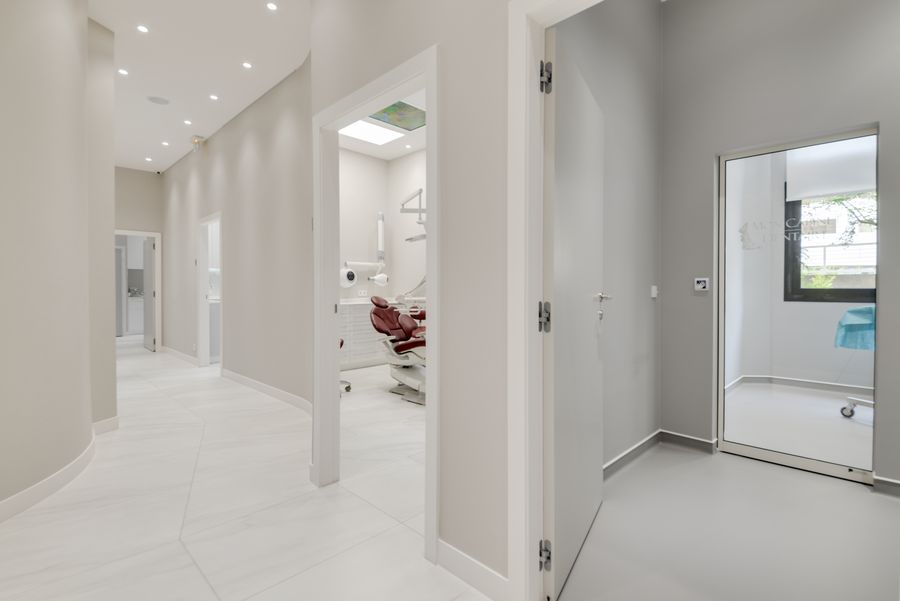Couloir vers les salles de soins